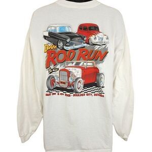 Boulder Dam Rod Run Drifters T Shirt Vintage Y2K 2003 Hot Rod Car Show Mens 2XL